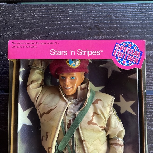 NRFB Vintage 1992 Army Ken Doll - Picture 2 of 12
